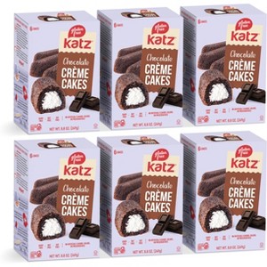 Katz Gluten Free Creme Cakes - Chocolate - 6 Pack - 1 of 4