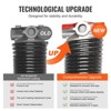 VEVOR Garage Door Torsion Springs, Pair of 0.218 x 2 x 24inch, Garage Door Springs with Non-Slip Winding Bars, 16000 Cycles, Black - 4 of 4