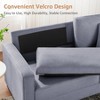 VANOMi 79.1'' Upholstered Sofa with 2 Pillows and Wooden Legs - 4 of 4