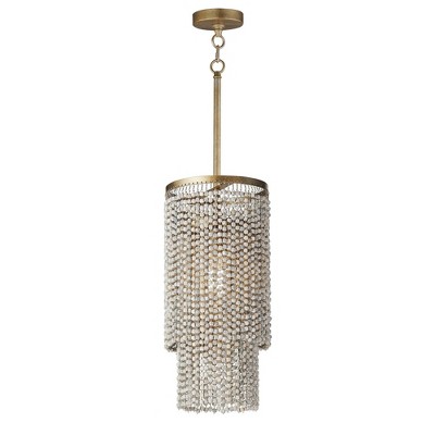 Maxim Lighting Fontaine 1 - Light Pendant in  Golden Silver
