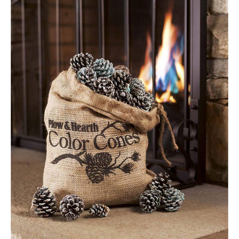 Plow & Hearth - Color-Changing Fireplace Color Cones, 2 lb. Bag, 5 of 6
