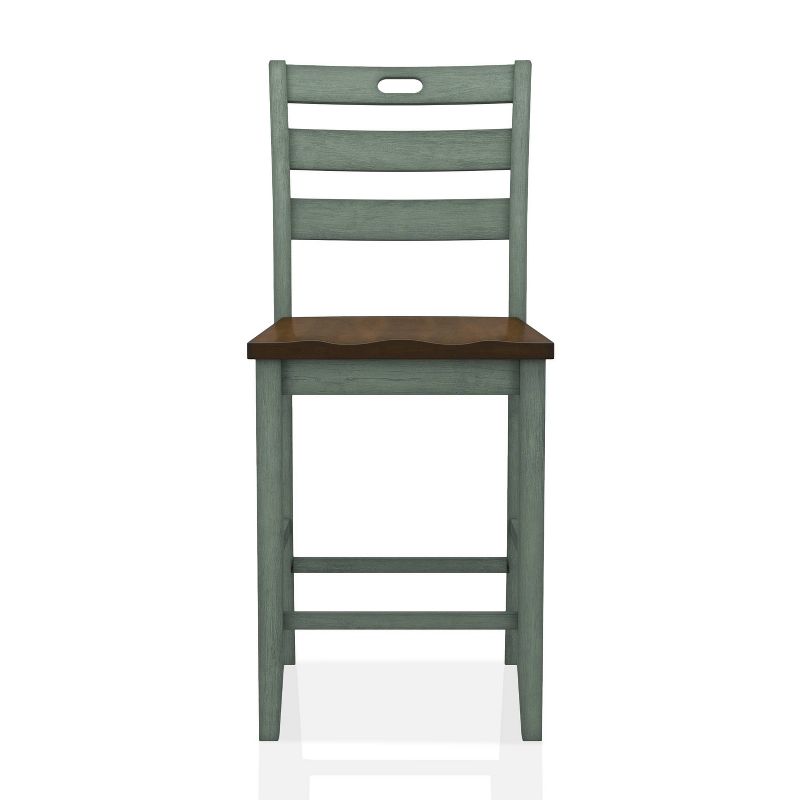 2pk Danforthe Ladder Back Counter Height Chairs - HOMES: Inside + Out, 4 of 7