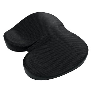 Kölbs Ergonomic Seat Cushion - Memory Foam, Gaming Chair, Office & Car Seat with Heat Reducing 3D Mesh for Back Pain - Sciatica Pain Relief - 1 of 4