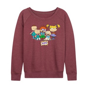 Women's - Rugrats - Good News Lightweight French Terry Wide Neck Long Sleeve Shirt - 1 of 4