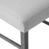 ChicFurnit Dining Sets Rustic Farmhouse Table with Chairs and Bench for Home, Gray, 40.8"*23"*20" - 4 of 4