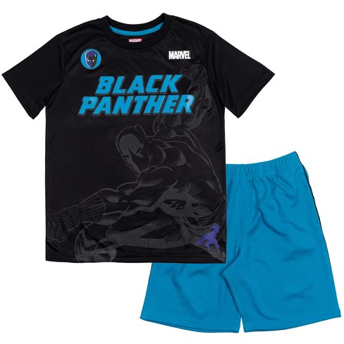 Marvel Avengers Boys Character Athletic T-Shirt & Mesh Shorts Set 