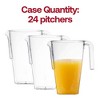 Smarty Had A Party 52 oz. Clear Square Plastic Disposable Pitchers - 24 pcs - 4 of 4