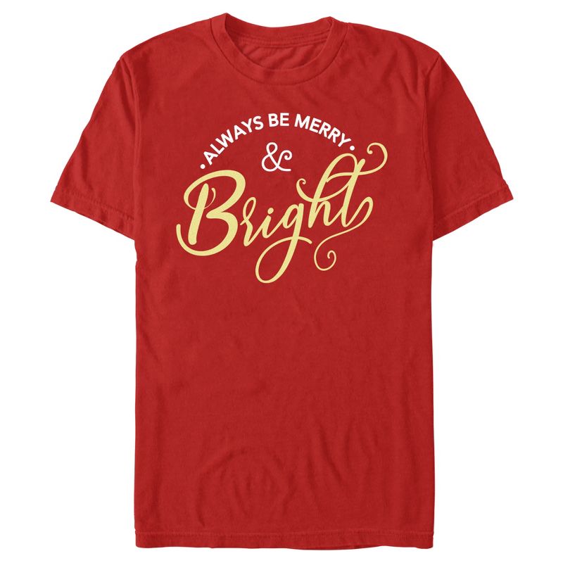Men's Lost Gods Always Be Merry & Bright T-Shirt, 1 of 6
