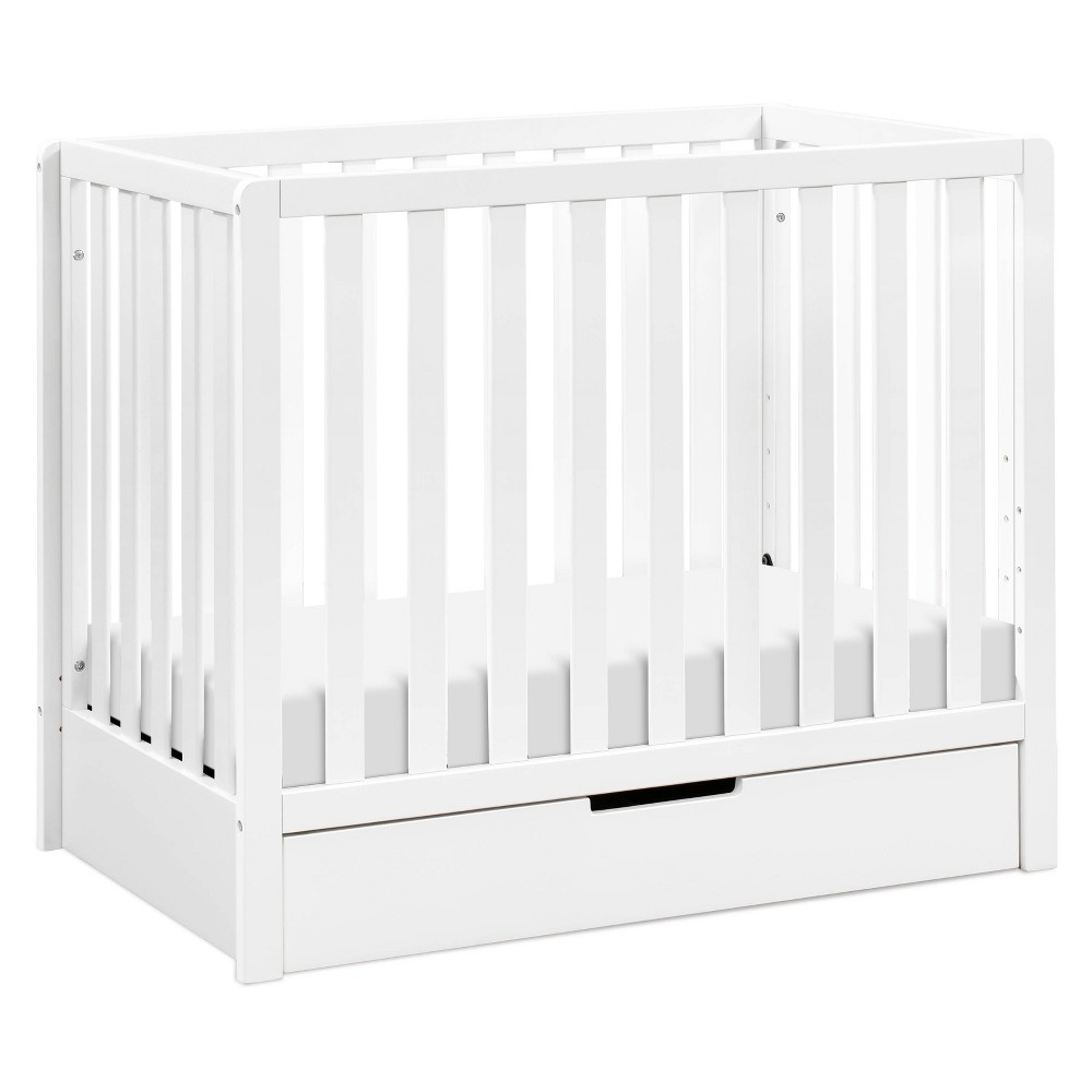 Photos - Kids Furniture Carter's by DaVinci Colby 4-in-1 Convertible Mini Crib with Trundle - Whit