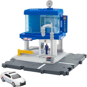 Matchbox Action Drivers Police Traffic Center w/ Ford Police Car 1:64 Scale Playset - 1 of 4