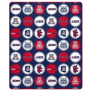 NCAA Arizona Wildcats 50"x60" Holiday Blanket - 1 of 1