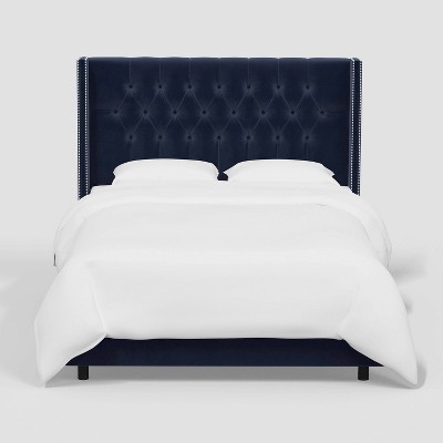Louis Wingback Bed in Luxe Velvet - Threshold™
