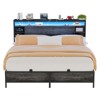 Aheaplus Bed Frame with Charging Station and RGB LED Lights - 2 of 4