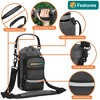 SUN CUBE Water Bottle Holder Strap, Insulated Neoprene Sleeve Bag Carrier, Crossbody Carrying Sling Purse Pouch Pocket Walking Hiking - 3 of 4