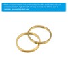 Unique Bargains DIY Craft Copper Jewelry Making Versatile Earring Beading Hoops 30 Pcs - 4 of 4