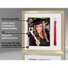 Americanflat 13x13 Graduation Frame with tempered shatter-resistant glass - 2 Opening Mat Displays 8"x10" Diploma or Certificate - 4 of 4