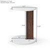 NicBex Rotating Coffee Table Set of 2 with Square 2-Tier Center Table and End Table for Living Room - 4 of 4