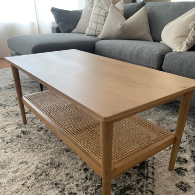 Target rattan best sale coffee table