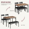 Dining Table Set for 4, Kitchen Table and Chairs for 4 - 3 of 4