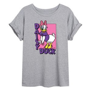 Women's - Disney - Daisy Duck Oversized Graphic T-Shirt - 1 of 4