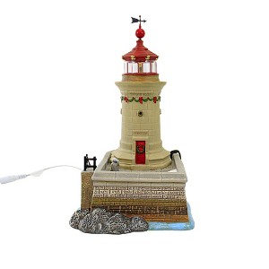 Department 56 Villages 9.0 Inch Ramsgate Lighthouse Dicken's Village 1800'S Village Buildings - 1 of 3