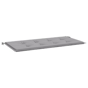 vidaXL Outdoor Garden Bench Cushion - Gray Oxford Fabric Seat Cushion, Comfortable Foam Fiber Filling - 1 of 4