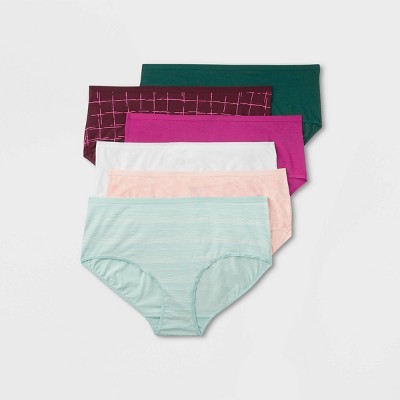 Women's 6pk Bikini Underwear - Auden™ Print Mix 4x : Target