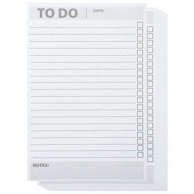 Paper Junkie 6 Pack To Do List Notepad, Daily Planner Notebook, Grocery Shopping List Memo Note Pad Checklist 8.5x5.5