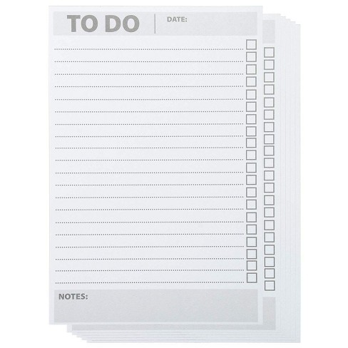 Paper Junkie 6 Pack To Do List Notepad Daily Planner Notebook Grocery Shopping List Memo Note Pad Checklist 8 5x5 5 Target