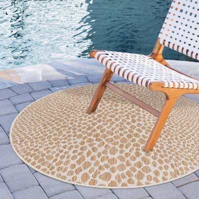 Jill Zarin Outdoor Cape Town Animal Print Woven Area Rug