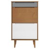 CLIHOME Shoe Cabinet With 2 Flip Drawers, Wooden Shoe Organizer with Adjustable Shelf, Narrow Shoe Rack - 4 of 4