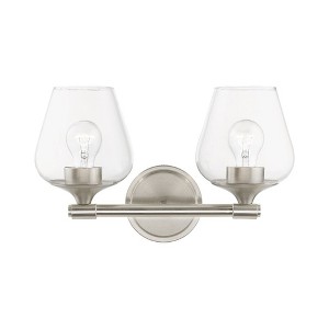 Livex Lighting Willow 2 - Light Vanity in  Brushed Nickel - 1 of 4