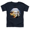 Toddler Boys' Garfield Playing With the Big Dogs T-Shirt (2T) Navy - 2 of 4