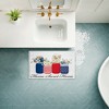 Stupell Industries Patriotic Flower Jars Printed Plush Bath Mat And Bath Rug, Design By Kim Allen, 18"X30" - 4 of 4
