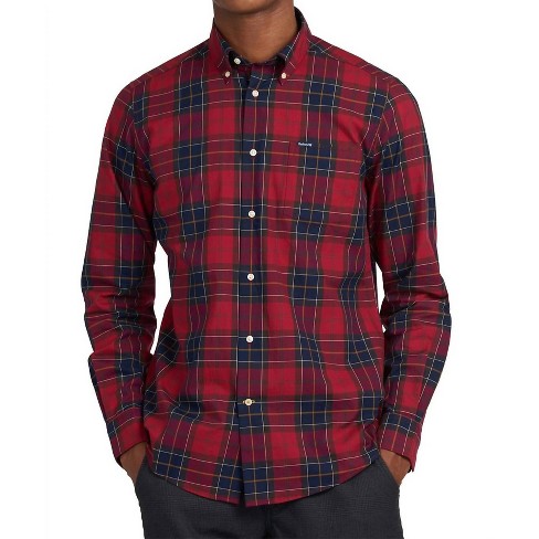 Barbour flannel shirt sale best sale