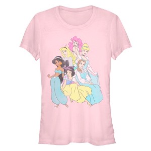 Junior's Disney Princess Group Shoot T-Shirt - 1 of 4