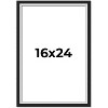 PosterPalooza | Flat Silver Picture Frame - UV Acrylic, Foam Board Backing, Hanging Hardware - 2 of 4