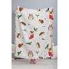 Ninola Design Hedgehog Yuletide 56"x46" Woven Throw Blanket - Deny Designs - 3 of 4