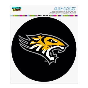 Towson University Tigers Logo Automotive Car Window Locker Circle Bumper Sticker - 1 of 4