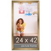 PosterPalooza | 24x42 Wood Frame with UV Acrylic, 6 Finishes: Black, White, Bronze, Silver, Wood, Mahogany - 2 of 4