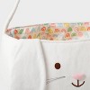Novelty Fabric Bunny Decorative Easter Basket Jumbo White - Spritz™ - 3 of 4
