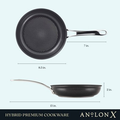 Anolon X 8.25" Black Stainless Steel Nonstick Fry Pan