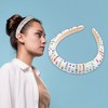 Unique Bargains Women's Luxury Sparkly Rhinestone Wide Headbands 2Pcs - 2 of 4
