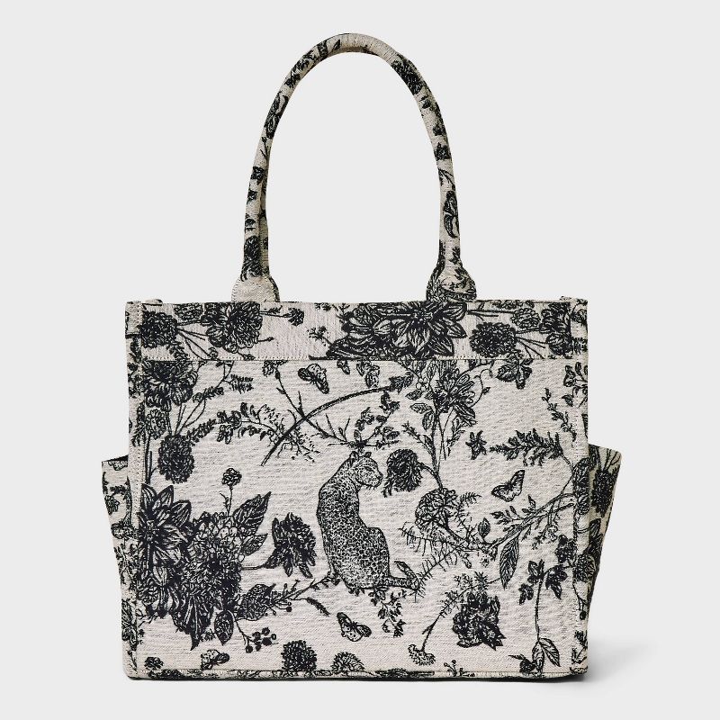 Jacquard Boxy Tote Handbag - A New Day&#8482;, 1 of 8
