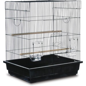 Prevue Pet Products Square Top Parakeet Cage, Black 25.0" L x 21.0" W x 29.5" H - 1 of 4