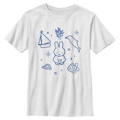 Boys Miffy Rabbit Sea Seeker T Shirt