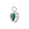 Girls' CZ Birthstone Heart Sterling Silver Charms - In Season Jewelry - 2 of 4