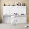 LOVMOR Murphy Bed with Hydraulic Lift, Desk Design & a built-in storage space for Bedroom, small apartments, studio rooms or multifunctional spaces - 2 of 4