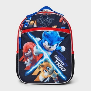 Boys' Sonic the Hedgehog 11" Backpack - Black - 1 of 4
