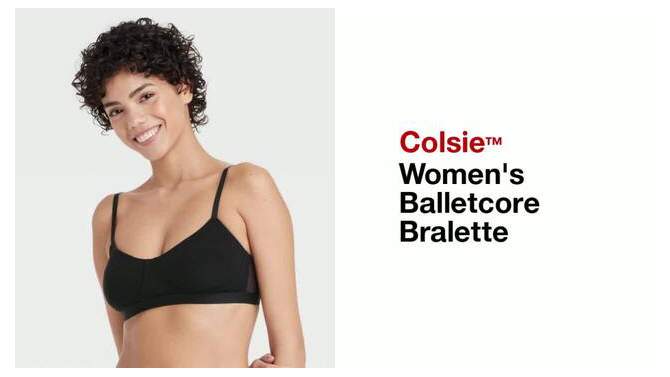 Women's Balletcore Bralette - Colsie™, 2 of 6, play video